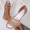 thumbnail image 3 of PU Leather Three-Strap Sandals, 3 of 9