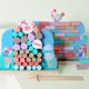 thumbnail image 1 of Building Blocks Game Hen Push Wall Pumping Wooden Blocks Toys Parent-Child Interaction Montessori Toy Games heqiyong toy, 1 of 2