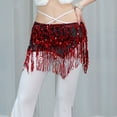thumbnail image 2 of EDFBUYKRS Female Skirts Plus Size Mini Skirt 3X Sequin Fringe Women's Nightclub Skirt Skirt Stage with Sparkly Sparkly Fashion Skirt, 2 of 4