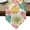 Yellow, variant on Sage Green Palm Leaves Table Runner Linen Burlap Table Runner 36 Inches Small Tropical Botanical Summer Dresser Scarves for Kitchen Island Coffee Dining Room Party Wedding Holiday Decor 13"x36"