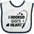 thumbnail image 3 of Inktastic I Hooked Gigi's Heart with Fishing Rod Boys or Girls Baby Bib, 3 of 4