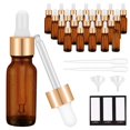 thumbnail image 1 of Frasco cuentagotas de vidrio PrettyCare, 15 ml (paquete de 24), color ámbar, 1 of 9