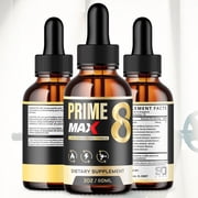 Prime 8 Max Drops Advanced Performance Support Liquid Supplement Prime8Max (90 Servings)