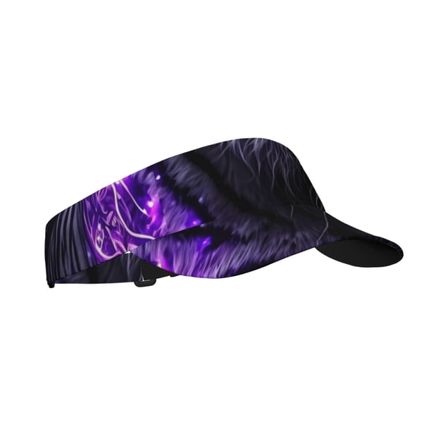 Balery Purple Plant White Tiger Gorra deportiva con visera ajustable para mujer y hombre (talla única)
