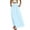 0Light Blue, variant on 2026 Skirts For Women Fashion Eyelet Hollow Out Boho Long Skirt Solid Color Elastic Waisted A-Line Dress With Ankle Length