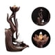 thumbnail image 2 of Lotus Burner Holder Estatuilla Cascada Backflow Home Sala de Meditación, 2 of 8