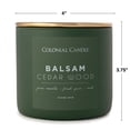 thumbnail image 5 of Colonial Candle Balsam Cedarwood 14.5 oz 3 Wick Candle, Evergreen, 5 of 6