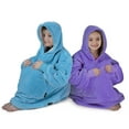 thumbnail image 7 of Catalonia Kids Oversized Blanket Sweatshirt,Sherpa Hoodie,Super Soft Warm Comfortable Giant Pullover with Large Front Pocket for Boys Girls, 7 of 7