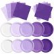 thumbnail image 1 of wonima02 Lavender Party Supplies-60Pcs Purple Plates and Napkins Kit Gradient Light Purple Tableware for Birthday,Baby Shower,Wedding, 1 of 1
