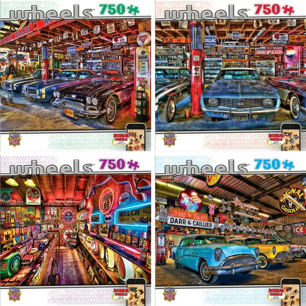 MasterPieces 750Piece Wheels Puzzles