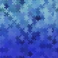 thumbnail image 1 of Ahgly Company Machine Washable Indoor Square Transitional Blue Area Rugs, 8' Square, 1 of 7