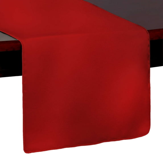 Ultimate Textile Bridal Satin 14 x 72-Inch Table Runner Duchess