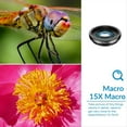thumbnail image 2 of Kit de Lentes para Teléfono Móvil 10 en 1 Lente Telefoto 22X Lente Ojo de + Lente Macro Gran Angular + Filtros CPL para Todos los Teléfonos Inteligentes, 2 of 8