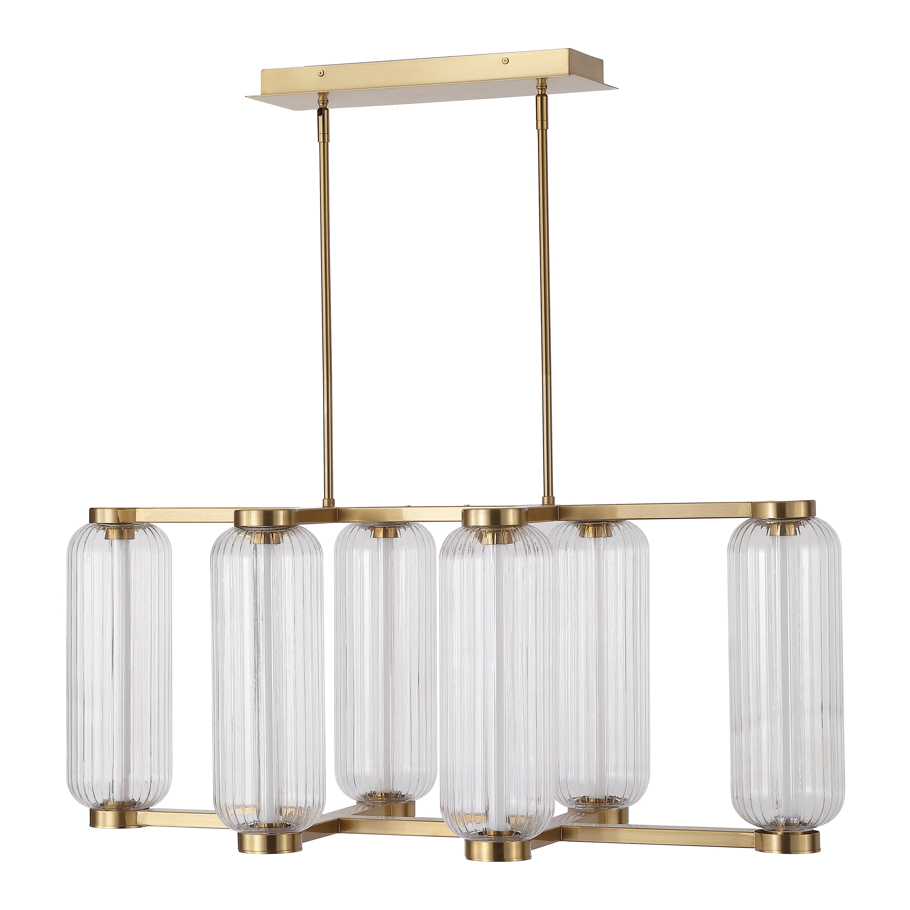 Safavieh Counture Cyndy Glass Chandelier, Gold/Clear