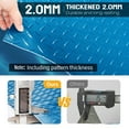 thumbnail image 7 of TUFFIOM 7.5 x 20 FT Garage Floor Mat, Thickened Diamond Plate PVC Garage Flooring Roll for Under Car Parking Protect, Floor Mats for Garage, RV Trailer Flooring, Water/Stain Resistant, 7 of 7