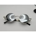 thumbnail image 5 of Fashion Silver Circle Unisex Luxury Sunglasses Vintage Punk, 5 of 7