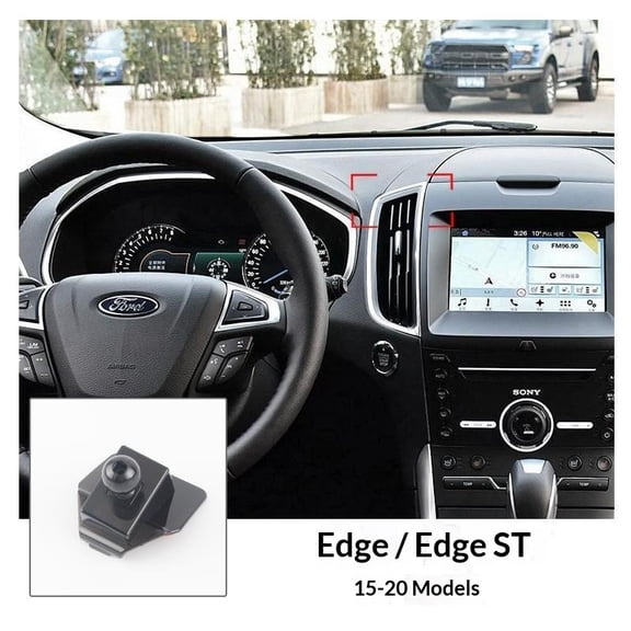 Car Phone Mount Adapter For Ford Edge Edge ST 2015-2020 Holder Stand Mobile Car Cellphone Gravity Bracket Only Base
