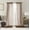 Coffee, variant on Dtwnek 2 Panels 1 Pair Sheer Curtain Rod Pocket Window Drapes for Kitchen, Bedroom, Living Room, 84" x 63"