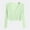 Green, variant on ​Women Blouses Casual Long Sleeve V-Neck Cardigan, Fine Gauge Knit Open-Front Style Relaxed Fit Layering Piece Versatile