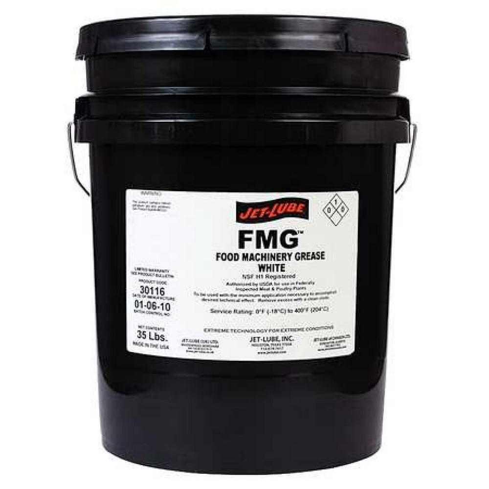 JETLUBE 30116 5 gal Machinery Grease Pail White