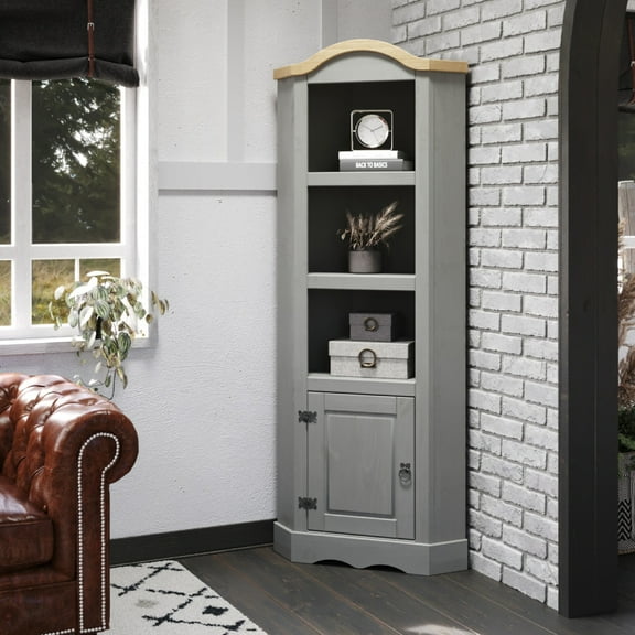Hall Armoire Corona Gray | Furniture Dash