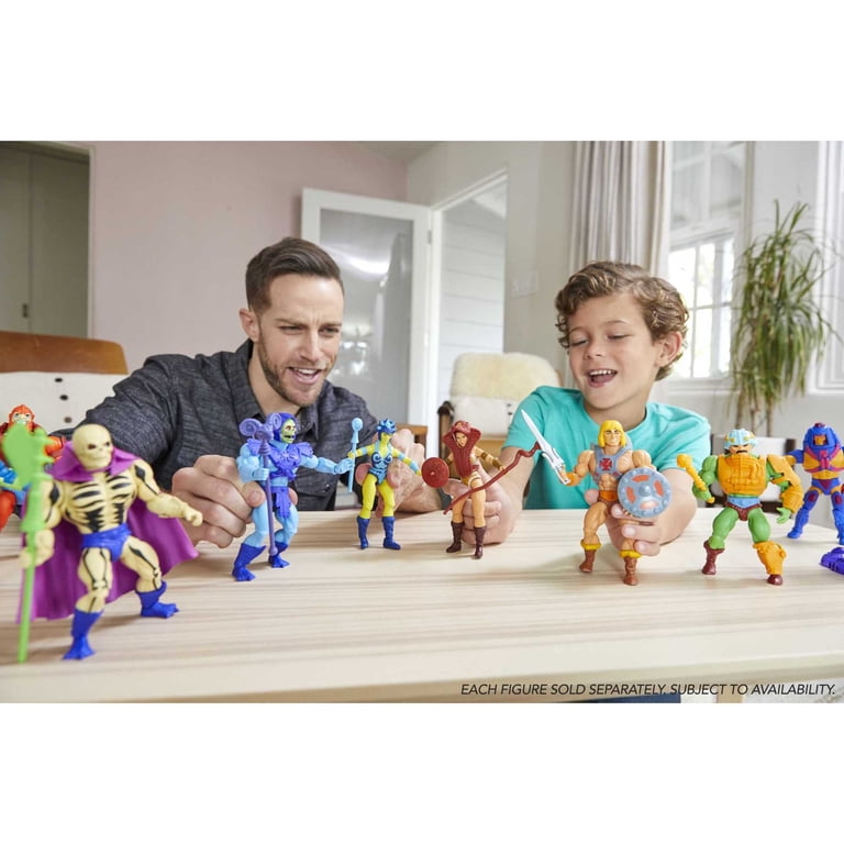 Masters Of The Universe Origins - Action Figure Skeletor Articolata Con Accessori, Giocattolo Per Bambini 6+ Anni, GVL77