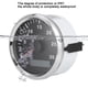 thumbnail image 4 of Tacómetro Medidor De Tacómetro, 85 Mm/3,3 Pulgadas Sensor De Tacómetro Para Barcos IP67 Medidor De Tacómetro Impermeable 12 V/24 V Luz Roja Con Pantalla LCD Contador De Horas, 4 of 7