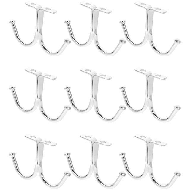 10 ganchos de pared de hierro vintage para colgar en la pared, para almacén, ropa