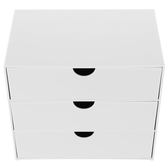 HOMEMAXS  Drawer Organizer Desktop Drawers A4 Office Organiser Stationery Storage File White