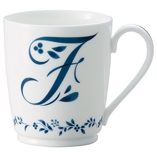 Noritake Bone China Alphabet Mug | 9.8 Fl Oz (285 Ml) | Microwave & Dishwasher Safe | Letter R Design - View #3