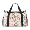 thumbnail image 1 of Fotbe Colorful Bow Knots Bolsa de Viaje con Estampado, Bolsa de Fin de Semana para Mujer con Compartimento para Zapatos, Bolsa de Gimnasio con Bolsillo Húmedo, 1 of 7