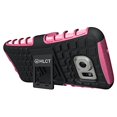 thumbnail image 3 of Galaxy S7 Edge Stand Case, HLCT Rugged Shock Proof Dual-Layer Case with Built-In Kickstand (2016) (Rose Pink), 3 of 4
