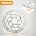 thumbnail image 2 of Baohd Aluminum Alloy Durable And Reliable Rotor 6 Bolts Mountain Bike Disc Riding With Unmatched, 2 of 6