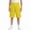Yellow, variant on Ruyang Basketball Elastic Shorts for Boys Summer Running Training Fitness Sports Shorts Solid Lightweight Quick Drying Active Shorts