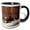 Black/White, variant on 3drose, Europe, Belgium, Bruges. Horse-drawn Carriage - Eu04 Kwi0016 - Kymri Wilt, 11oz Magic Transforming Mug