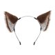 thumbnail image 3 of Diadema con orejas de gato Yuyangstore para Anime Cosplay Marrón, 3 of 8
