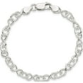 thumbnail image 4 of Sterling Silver Polished Fancy Link Bracelet Made In India qg3596-7.5, 4 of 5