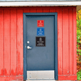 thumbnail image 2 of Signs ByLITA Square Eco Point Door or Wall Sign | Spanish Bilingual Business And Office Signs (Blue) - Small, 2 of 8