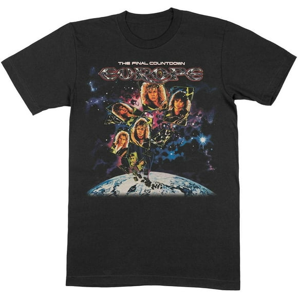 Europe T-Shirt à Compte à Rebours Adulte