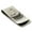 Silver, variant on Stainless Steel Letter J Initial 3D Monogram Engraved Engraved Money Clip Credit Card Holder