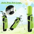 thumbnail image 3 of Ultimate Junior Complete Golf Club Set for Kids Age 11-13 Years Old Golf Practice Set Green, 3 of 10