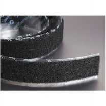 Velcro Brand Reclosable Fastener, Rubber Adhesive, 75 ft, 1 in W, Black 184987