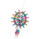 thumbnail image 4 of Loro Juguete de Madera Multicolor Loro Bloque de Madera Cuerda Juguetes Columpio Sunnimix Juguete para loros para mascotas, 4 of 8