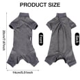 thumbnail image 3 of Cat Recovery Suit for Abdominal Wounds Or Skin Diseases, 1Pc Cat Onesie for Cats After Surgery Female Kitten Recovery Suit, Breathable E-Collar Alternative for Cats After Spay Anti Licking Wounds, 3 of 6