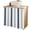 grey, variant on Navy Blue Aqua Striped Cabinet Curtains 35"W x 35"L,Dustproof Sink Skirt Curtain for Kitchen Bathroom,Farmhouse Stripe Art Adhesive Desk Skirt Privacy Short Curtains for Office Closet Vanity