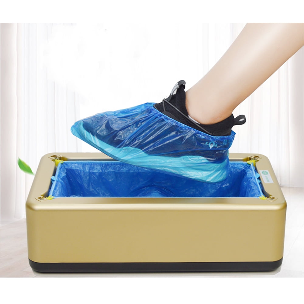 100PCS Blue Foot Shoes Cover Dustproof Plastic Disposable Floor Protector 
