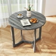 thumbnail image 2 of Costway 36 Inch Wood Dining Table for 2-4 People with Wing-shaped Pedestal Base Black, 2 of 10