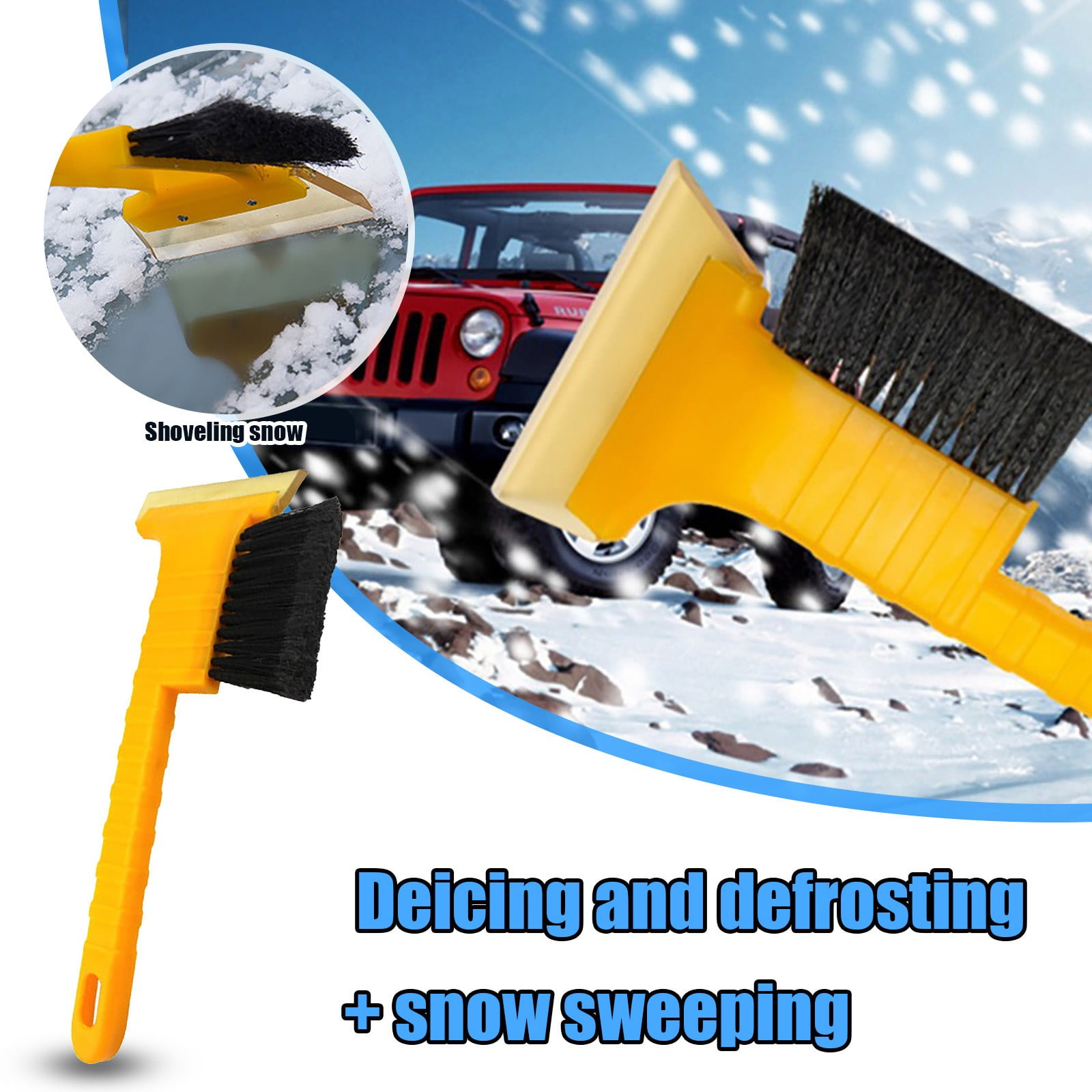 NEW Car Vehicle Durable Snow Ice Scraper Snow Brush Shovel Removal For Winter 