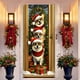 thumbnail image 5 of Linnome 35x71 Inch Santa Claus Door Decoration, Christmas Pattern Door Cover for Indoor Outdoor Use, Holiday Decor, 5 of 6