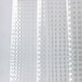 thumbnail image 4 of Wowhub Clear Plastic Shower Curtain Liner With Magnets, 3D Cat Eye Pattern Bathroom Curtain, 72 x 72, 4 of 6